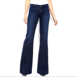 Rich & Skinny Dark Flare Wideleg Jeans